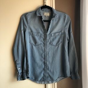 Cotton On Chambray Button Down